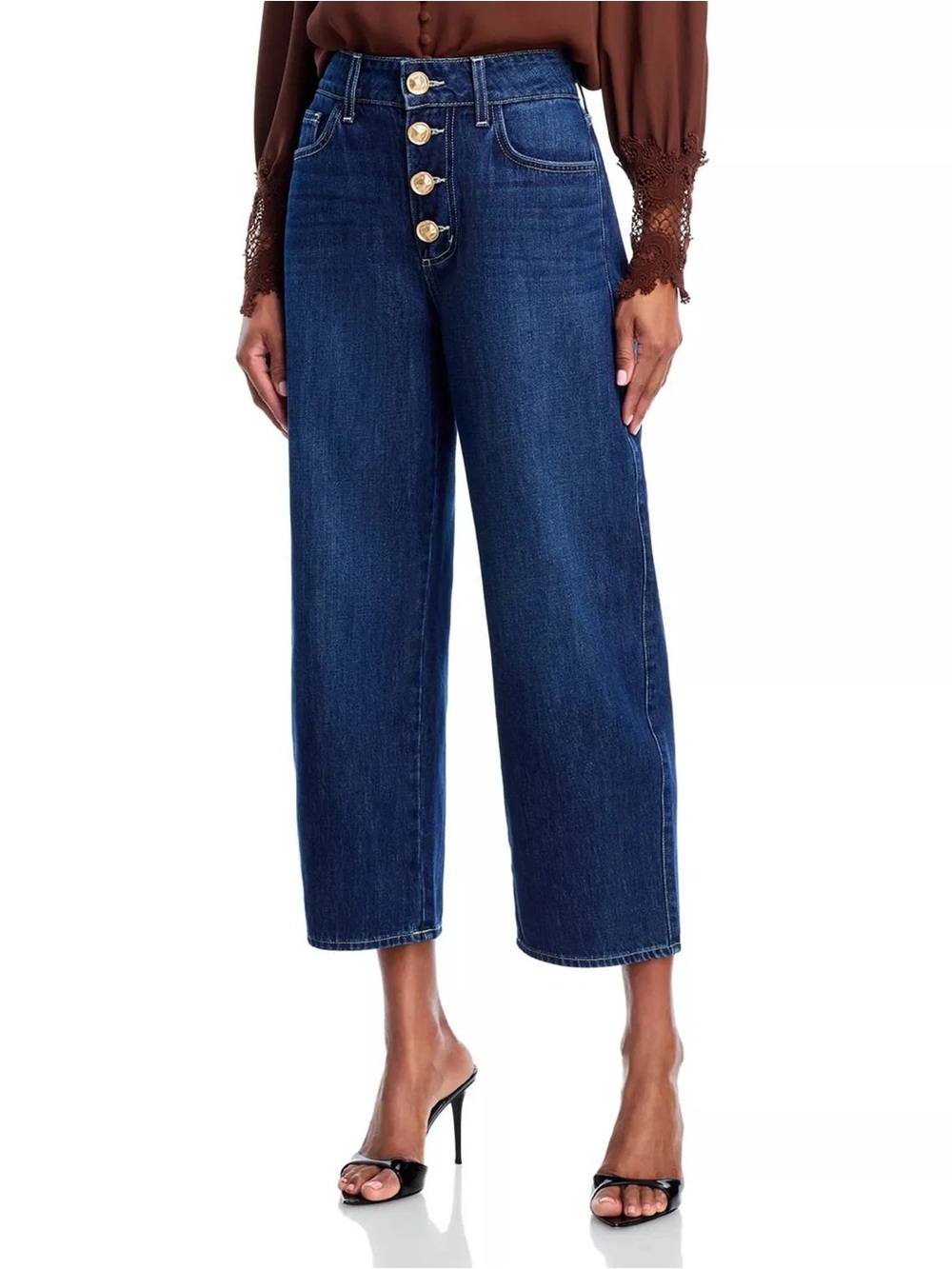 L’Agence Liora Jean in Rampart - High-Rise Wide Crop Jeans